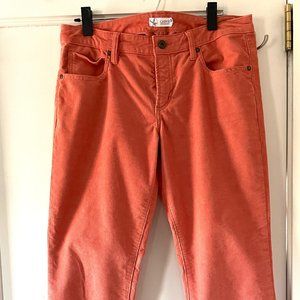 Carve Designs Carson Cords Terra Cotta Peach Size 6 EUC